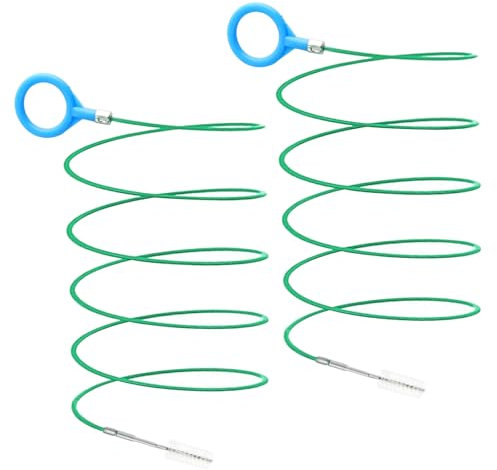 FINEASY 2 Piezas Cepillo de Limpieza para Techo Solar, Cepillo de Limpieza de Tubo de Techo Corredizo 300cm, Cepillo de Limpieza Flexible para Coche Techo Corredizo Tanque Combustible