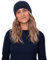 DANISH ENDURANCE 100% Kaschmir Mütze, Luxuriös Weich, Warme Thermo Wollmütze, Premium Komfort, Unisex, Beanie für Damen & Herren, Dunkles Marineblau, Einheitsgröße