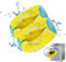 YINZZTRY Sac Lavage Chaussures Machine à Laver, 2 Pièces Sac Nettoyage Chaussure, Sacs à Linge Pour Chaussures RéUtilisables, Protection Multiple Sac Chaussure Machine à Laver, Jaune