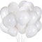 Luftballons Weiß - 100 Stück 30 cm / 12 zoll Premium Latex Ballons für Helium, Weiss Luftballon für Geburtstag, Hochzeit, Babyparty, Halloween Oder Weihnachten party Deko