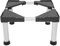 TONFEION Base per lavatrice e asciugatrice, larghezza regolabile 42-65 cm, 29-31 cm (nero)