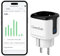 GreenSun Wlan Steckdose Stromzähler Steckdose - mit Smart Life APP Wlan Steckdose mit Strommessung Smart Steckdose Stromzähler für Steckdose Stromverbrauch Zeitschaltuhr Sprachsteuerung mit Alexa 16A