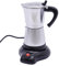 ZENGRICE Caffettiera elettrica da 300 ml, 6 tazze Italia Moka 480 W, caffettiera con base a 360°, alta efficienza, guardia di sicurezza, per famiglie, riunioni, caffetterie, uffici