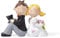 Hochzeitspaar * Brautpaar IV * Tortendekoration * Tortenfigur * Tischdekoration