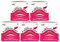 Nasara Original Kinesiologie Physio Tape für Sport und Medizin, Rollengröße 5cm x 5m, 5 Rollen, Pink
