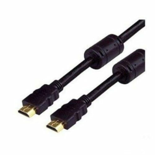 Nanocable 10.15.1815 - HDMI V1.4 Kabel Hochgeschwindigkeits Ethernet mit Ferrit mit Repeater /HEC, A/M-A/M, männlich-männlich, Schwarz, 15.0 mts