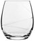 Luigi Bormioli Aero Mehrzweck-Weingläser, ohne Stiel, 383 ml, ultraklares Glas, lasergeschnittener Rand, bleifrei, elegante Trinkgläser, spülmaschinenfest, feine Qualität, 6 Stück
