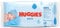 Huggies, Lingettes bébé, Pour tout le corps, Utilisables dès la naissance, Sans parfum, 1x56 lingettes, Pure