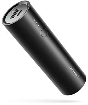 Anker Power Bank, PowerCore 5000 mAh Portable Charger, External Battery Power Bank, Compact Mobile Phone Charger with Power IQ, Compatible with iPhone 16/15/14/13 Series, iPad, Galaxy and More