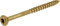 Hillman 48599 Hochwertige Holz-und Terrassenschrauben Rostbeständig für den Außenbereich, Epoxidbeschichtete Bronze, 100 Pieces