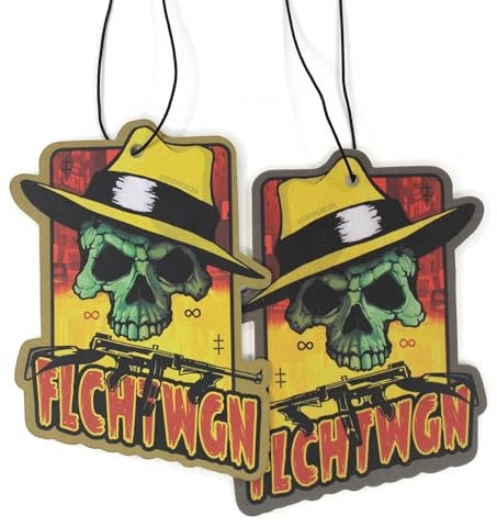 2x Fluchtwagen Auto Duftbaum Duft fürs Auto Air Freshener Kaugummi Innenraumduft Aroma Duft Spender