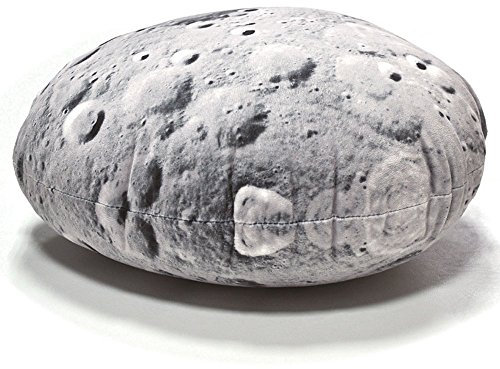 HAB & GUT -PS036- Steinkissen MOND, samtiges Sofakissen – Verschiedene GRAUTÖNE/SCHWARZ, 60 x 40 cm