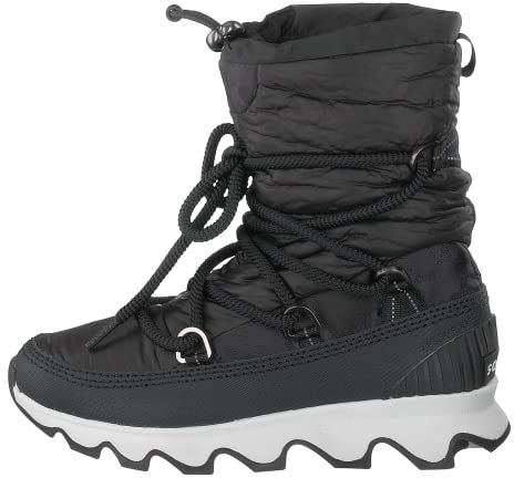 Sorel Kinetic Boot, Stivaletti Donna, Nero Camoblack White 010, 36 EU