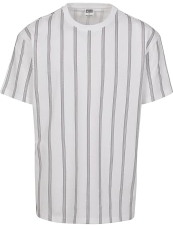 Urban Classics Herren Heavy Oversized AOP Stripe Tee