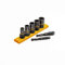 GEARWRENCH 7 Pc. 1/4 & 3/8 Drive Metric Bolt Biter Impact Extraction Socket Set - 87911, Chrome