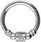 PIERCINGLINE Chirurgenstahl Segmentring Clicker ETHNO DESIGN Ohr Nase Piercing Ring Helix Septum Farb & Größenauswahl