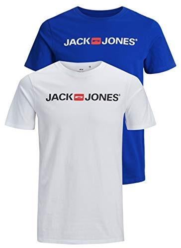 JACK & JONES Lot de 2 t-Shirts pour Homme, S