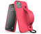 Apple iPhone 12 Pro Hülle - adidas OR - Serie - Hard Plastic Backcover - Signal Pink - Case Fit for Apple iPhone 12 Pro