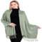 CJ Apparel Damen Hand Made Nepalese Tassels Shawl Pashmina-Schal, lichtgrün, Einheitsgröße