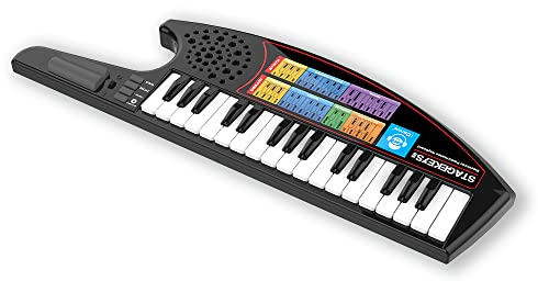 iDance STAGEKEYS 100 32 Key Synthesizer with Guitar Shoulder Strap and Built-in Speaker