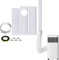 Kit di Ventilazione per Finestra AC, Kit di Piastre di Tenuta per Finestra Portatile per AC, Kit per finestre AC per Tubo di Scarico, Pannelli di Tenuta Regolabili da 67 180cm per finestre scorrevol