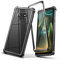 Dexnor Schutzhülle Kompatibel mit Galaxy Note 9, mit Displayschutzfolie, transparent, 360 Grad, Rundumschutz, stoßfest, Harte Rückseite, Defender Heavy Duty Bumper Case - schwarz