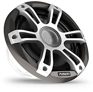Garmin Fusion® Signature Series 3i Marine Coaxial Speakers, 7.7 280-watt Coaxial Sports Gray Marine Speakers (Pair)