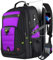 Z-MGKISS Women's 52L Anti-Theft Travel Backpack, 17.3 TSA-Approved Laptop Compartment, Water-Resistant Business College Daypack, Gifts for Teacher Nurse, Purple
