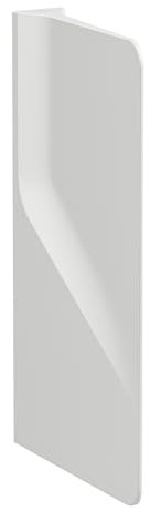 LAUFEN Val Urinal-Trennwand, 370x75x690mm, H8472800000001, Farbe: Weiß