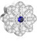 SEVENWELL Schneeflocken Charms Weihnachts Charms für Pandora Charms aus 925er Sterlingsilber