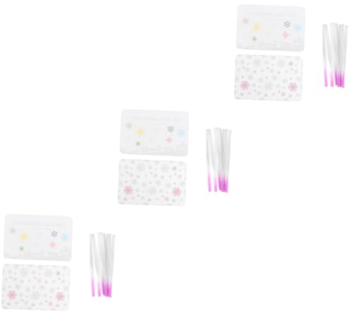 FRCOLOR 600pièces Fibres Pour Extension Avec Grattoir Outils De Manucure Non-tissés Pour Allongement Rapide Des Artificiels Accessoires De Nail Art