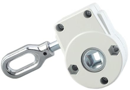 JISADER Caja de Cambios para toldo de Patio, Engranaje de manivela, Piezas para balcón, accionamiento de aleación de Aluminio, Engranaje helicoidal,