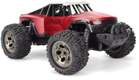 Suprills 1:12 RC Car, Off Road Monster Truck with Die Cast Shell 2.4GHZ - Durable Remote Control Cars, Perfect Outdoor Toys, Exceptional Kids Toys for Fun and Entertainment for The Boys