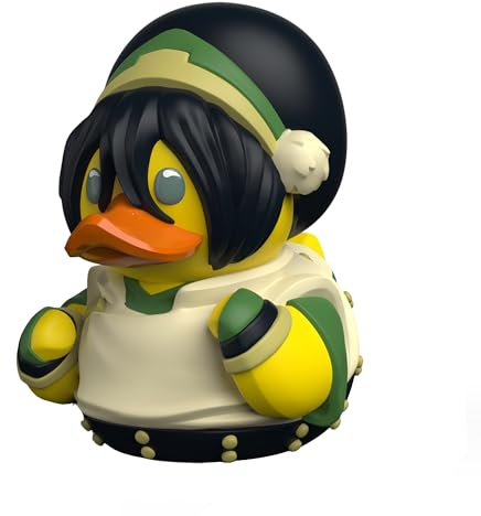 TUBBZ Erste Ausgabe Toph Beifong Sammelbare Vinyl-Gummientenfigur - Offizielles Avatar: Der Herr der Elemente Merchandise - Action TV, Film & Videospiele