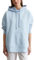 Marc O'Polo Damen Hoodie aus Bio-Baumwolle Relaxed Fit, Blau (Smooth Sky), S