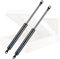 ARANA Universal Gas Struts, 600MM 700N Gas Springs Absorber Shock Replacement for Ottoman Bed Heavy Duty Boat Cover Hatch Lid Tool Toy Wooden Storage Box Window and DIY Scene, (M8 Heads 8mm Eyelet),2X