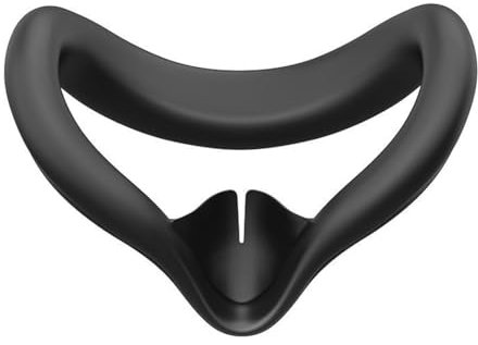 OUDQFCJ Design V4 Couvre-Visage en Silicone, Interface faciale Compatible avec Meta Quest 3S, Non Compatible avec Meta Quest 3