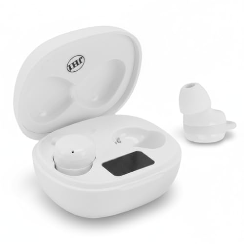 Unsichtbare Bluetooth 5.4 Schlaf Ohrhörer, Kopfhörer für Seitenschläfer, 25 Stunden laufzeit, Gaming mit Geringer Latenz, ENC Geräuschunterdrückung, HiFi Stereoklang (White)