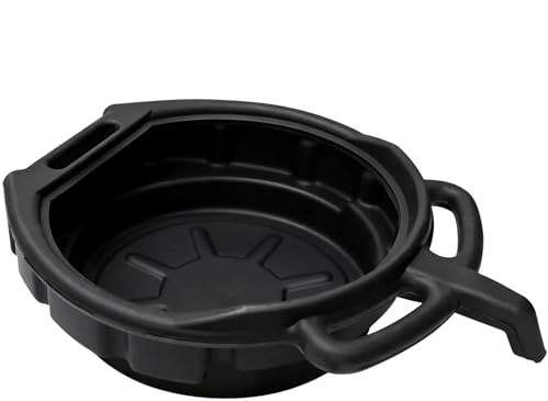 Unibos | 8 Litre Vehicles Oil Drain Pan | Gearbox Fuel Drain Pan | Large Capacity | Bucket For Car, Motorbike Etc | Oil Coolant Gearbox Fuel Drain Tray | Multifunctional Essential (8 LITRE)