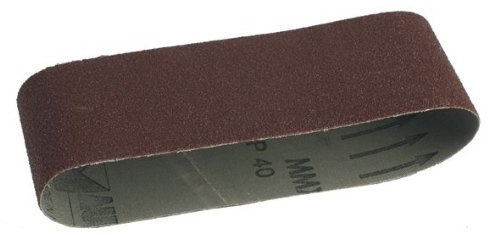 Carta Abrasiva per Levigatrice a Nastro 100x560 mm Grana 40 Cf. 3Pz Maurer