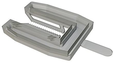 Cale fourchette plastique 30x40mm, ép. 4mm, lot de 1000pcs, ref CGE2014