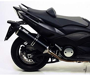GIANNELLI YAMAHA T-MAX 530 '12 FULL SYSTEM WITH BL ACK ALUMINIUM SILENCER