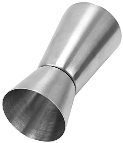 Jigger en acier inoxydable double port pour bar à vin fête cocktail boissons spirituelles 20 ml/40 ml