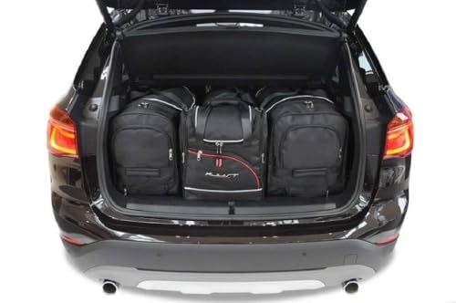 KJUST Dedizierte Kofferraumtaschen 4 stk kompatibel mit BMW X1 F48 2015-2022