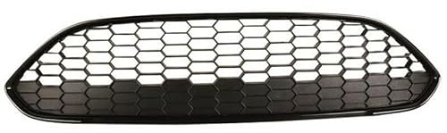 TVP Trade Vehicle Parts.co.uk Compatible With Front Bumper Centre Grille Upper Black Honeycomb Fiesta Zetec-S 2013-2017