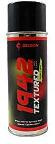 GELSON 25301 1942 - Pintura texturizada en spray negra, 400 ml
