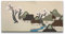 Remaster 120x60cm Kamisaka Sekka traditionelle japanische Kunst Dorf Kirschbäume Kirschblüten
