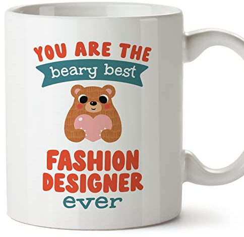 MUGFFINS Fashion Designer Mug - in English - You are The Beary Best - Funny Gift for Colleagues - Ceramic 11oz Mug