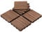 Yaheetech 30x30 cm Holzfliesen 22 Stück-2m² Terrassenfliese Balkonfliesen klicksystem Wetterfest Bodenbelag Stecksystem Fliesen Holz für Terrasse Balkon