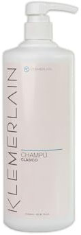 K KLEMERLAIN Shampoo mit Bio-Aloe Vera. Für alle Haartypen. Vegan. Ohne Silikone. 92% natürliche Inhaltsstoffe – 1 Liter